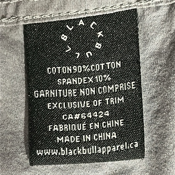 Black Bull Men shirt XL, grey/ blue  two tone, cotton blend ,paisley,office - Picture 5 of 11